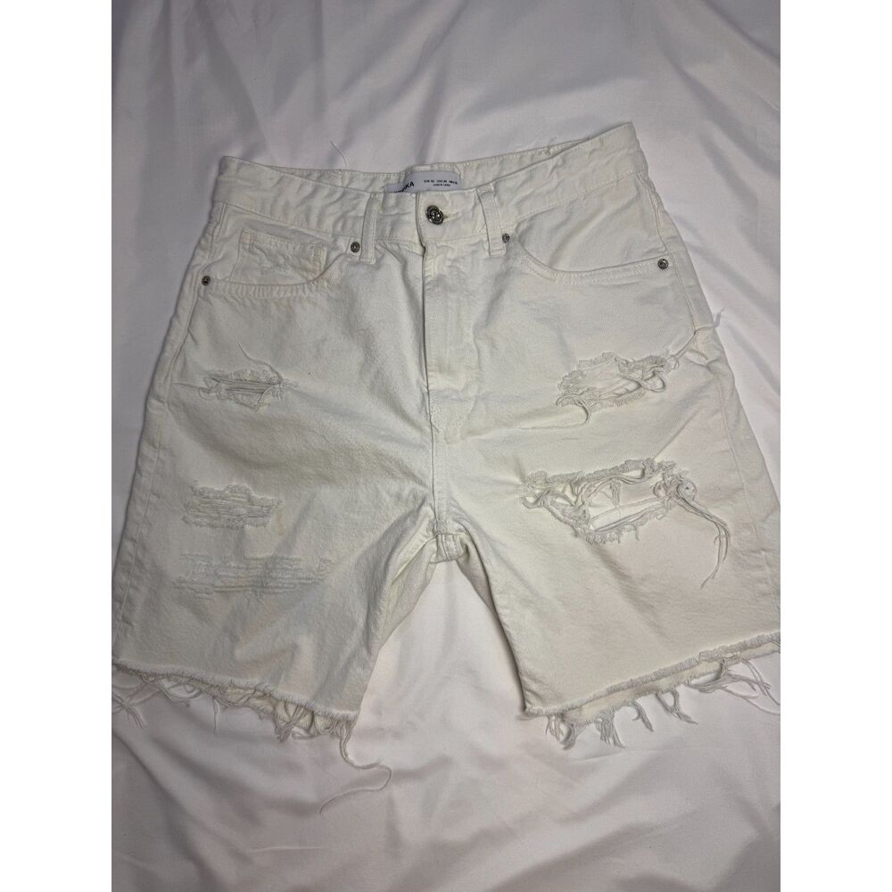 Bershka White Shorts